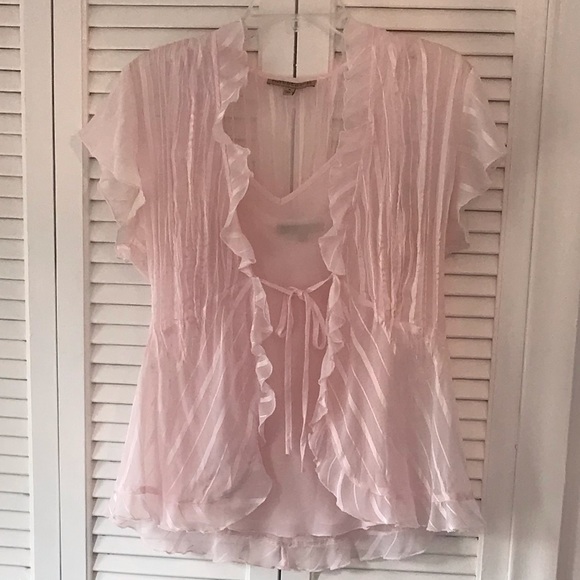 Notations Tops - Notations Pink Blouse in size M